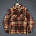Vintage WOOLRICH Jacket Mens S Small Flannel Wool Mackinaw Shacket USA 70s 80s