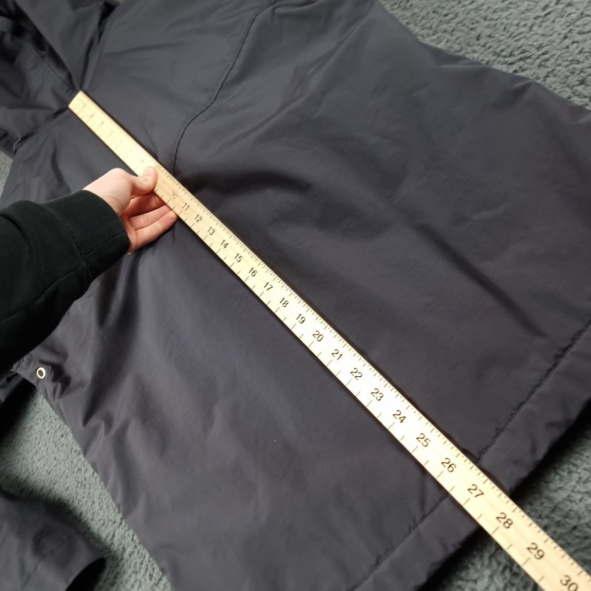 NAPAPIJRI Rainforest Winter Jacket Mens S Small Navy Waterproof Fleece Smock