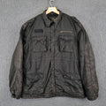 Vintage Alpha Industries Jacket Mens XL Black M65 Military Field Coat Canvas