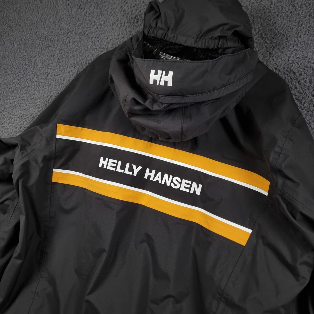 HELLY HANSEN Jacket Mens 2XL Saltholm Sailing Helly Tech Waterproof Rain Coat
