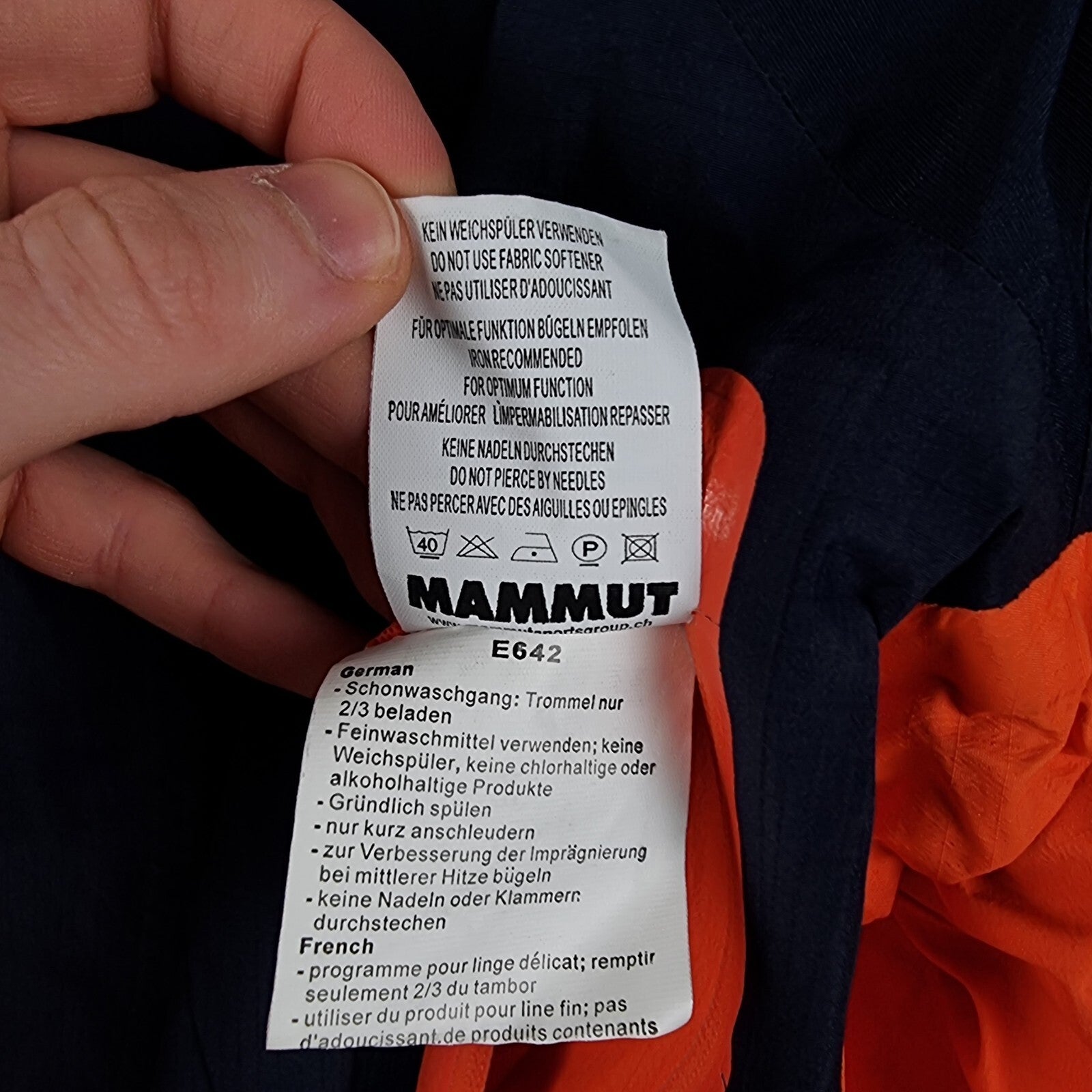 MAMMUT Jacket Mens M Medium Extreme Lhotse Goretex XCR Waterproof Ski Rain Coat