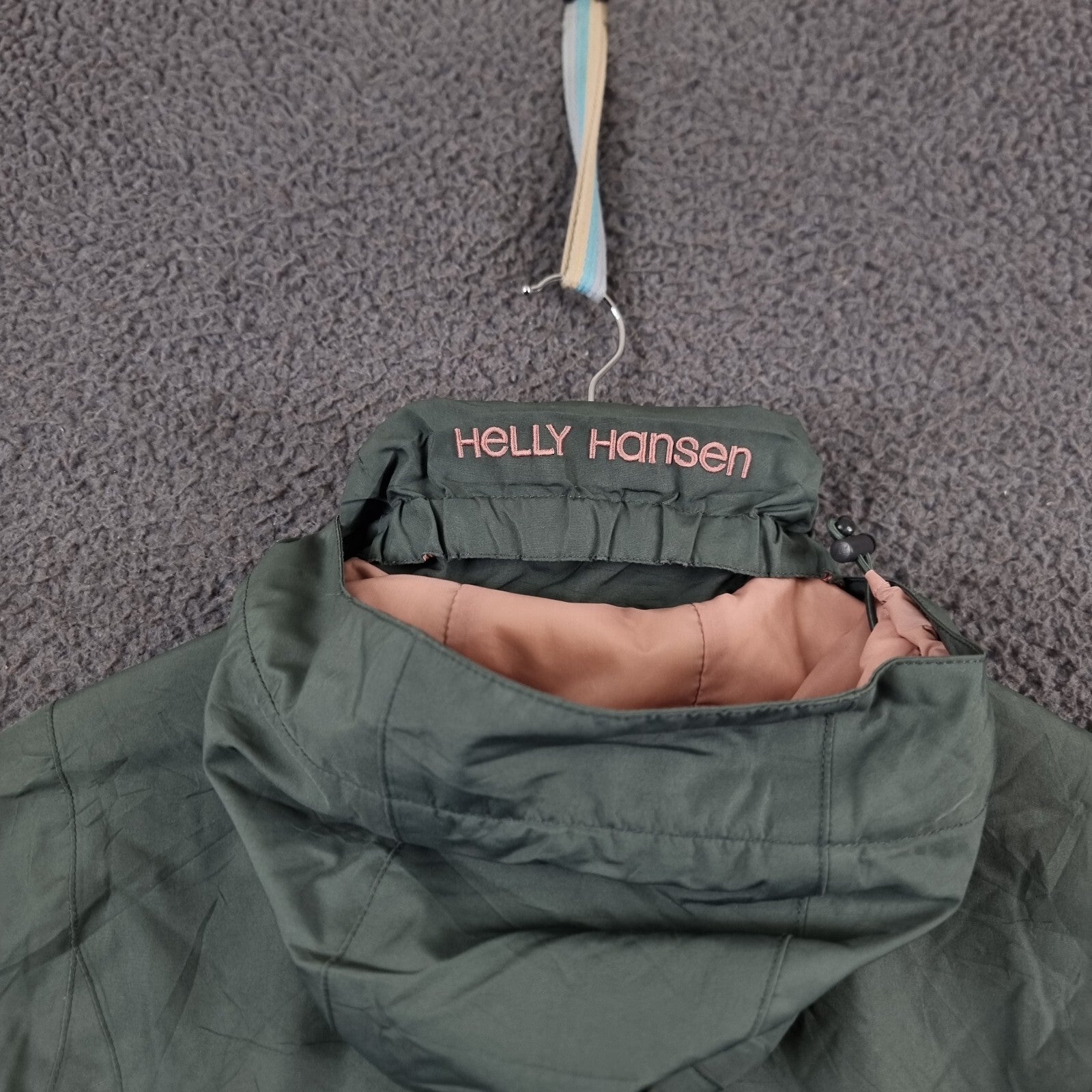 HELLY HANSEN Jacket Womens S Small Green Aden Insulated Helly Tech Primaloft