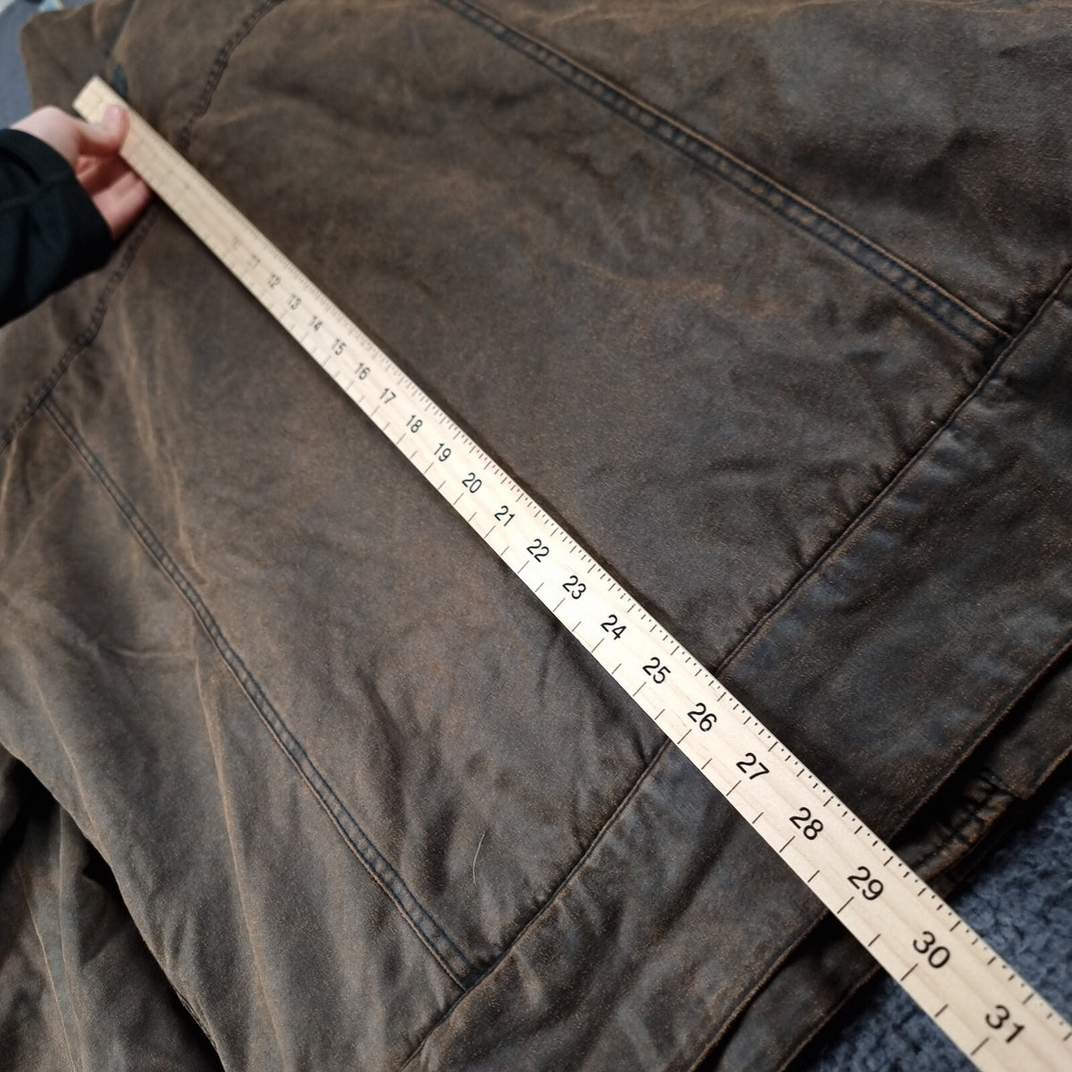 MARLBORO CLASSICS Jacket Mens 3XL Brown Wax Waxed Ranch Field Coat Utility Lined
