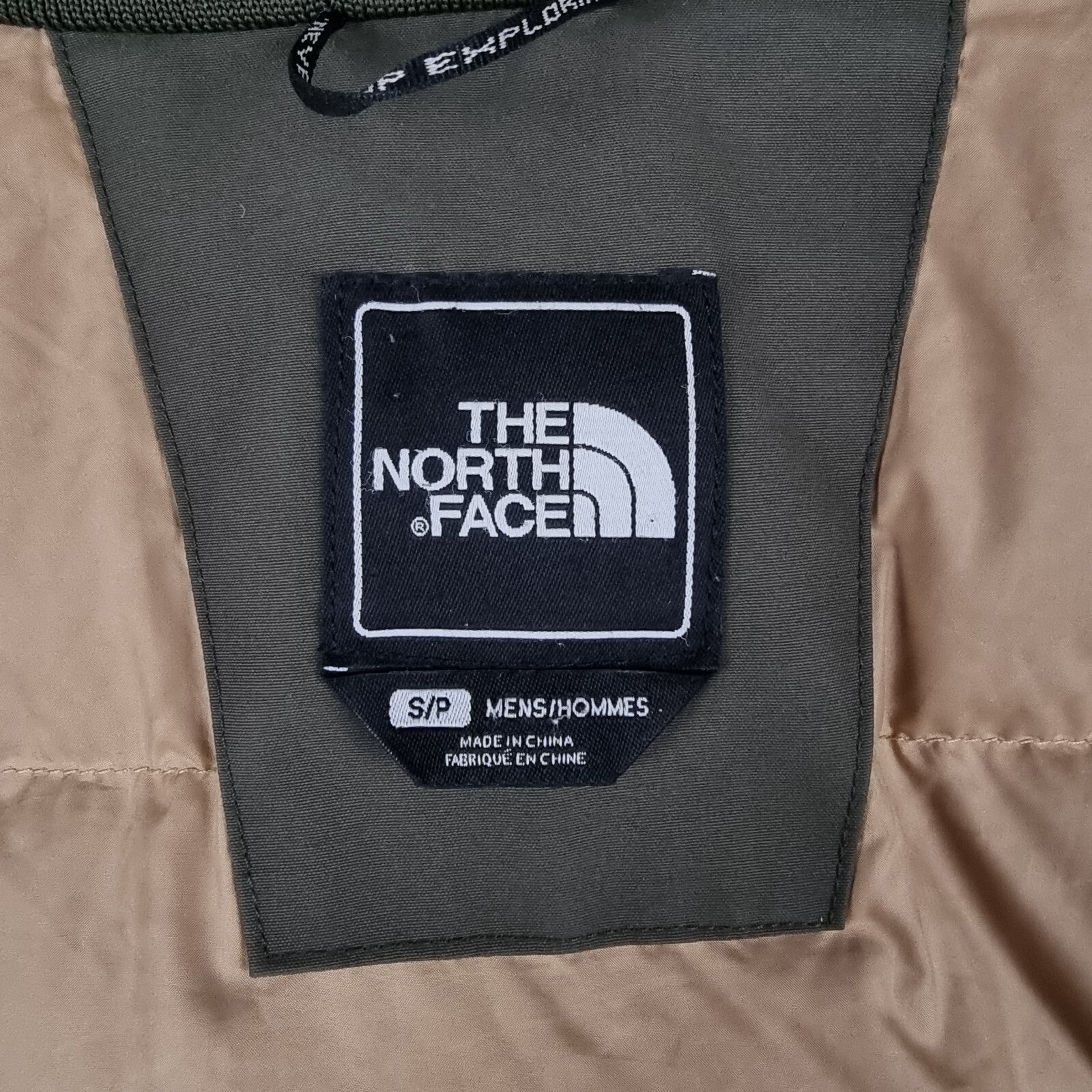 THE NORTH FACE Jacket Mens S Small Green Orcadas Parka Goose Down Waterproof