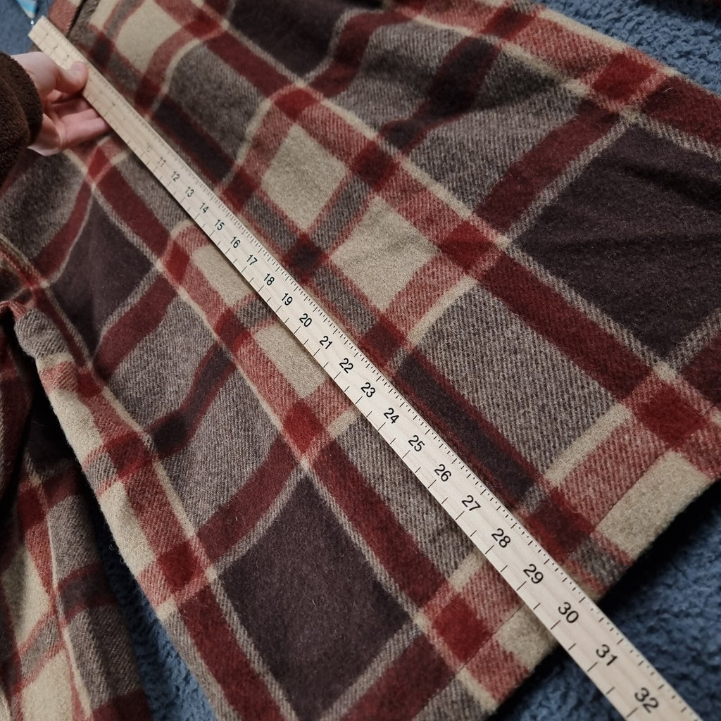 Vintage WOOLRICH Jacket Mens S Small Flannel Wool Mackinaw Shacket USA 70s 80s