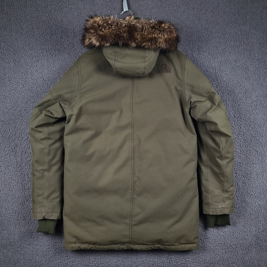 THE NORTH FACE Jacket Mens S Small Green Orcadas Parka Goose Down Waterproof