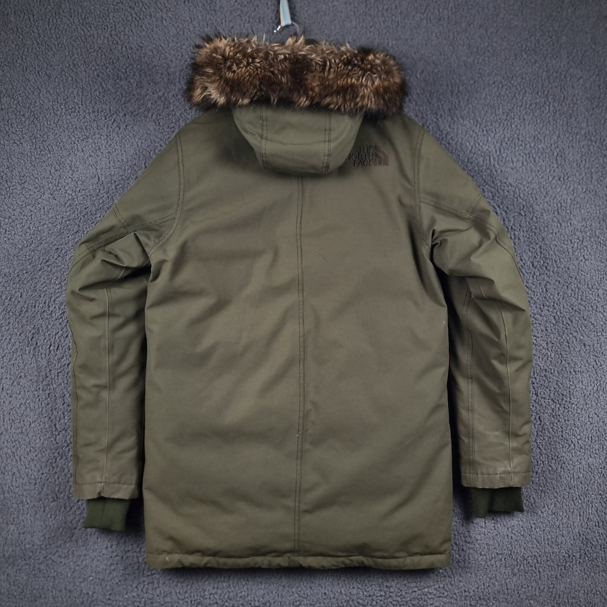 THE NORTH FACE Jacket Mens S Small Green Orcadas Parka Goose Down Waterproof