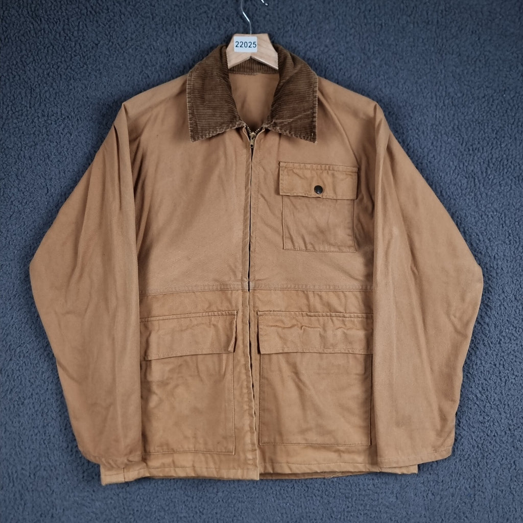 Vintage IDEAL Jacket Mens M Medium 60s 70s USA TALON Duck Hunting Field Coat