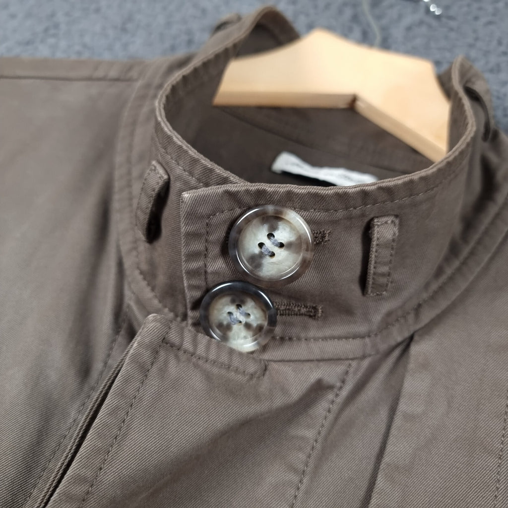 Pringle Of Scotland Jacket Mens L Large Field Coat Shooting Hunting Cotton Twill