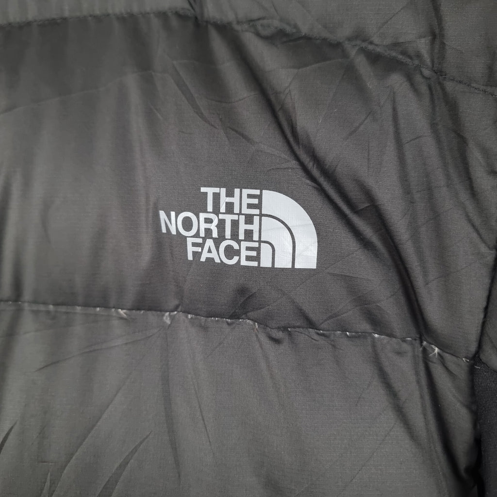 THE NORTH FACE Jacket Mens XL Black 550 Goose Down Hybrid Puffer Insulated Lined