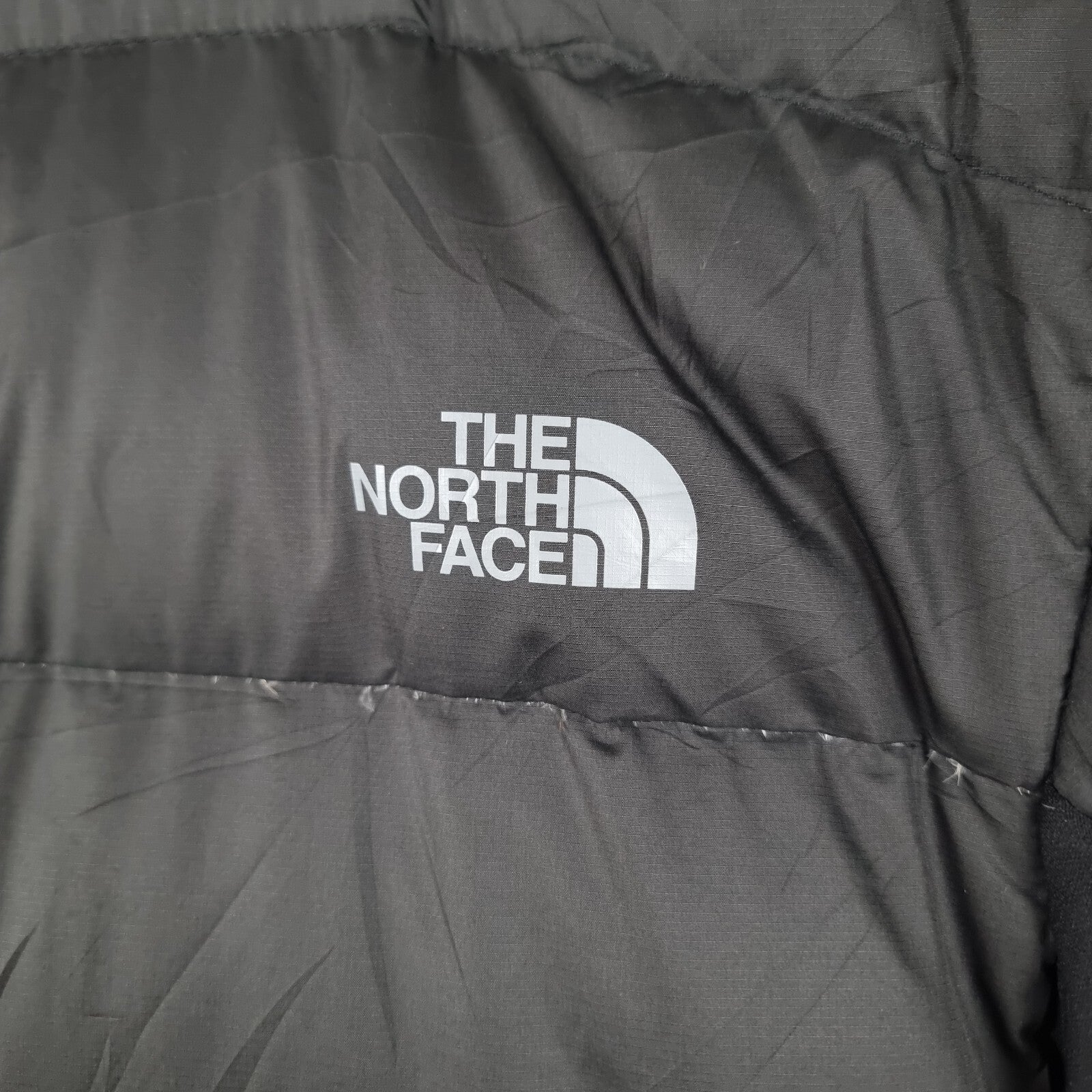 THE NORTH FACE Jacket Mens XL Black 550 Goose Down Hybrid Puffer Insulated Lined