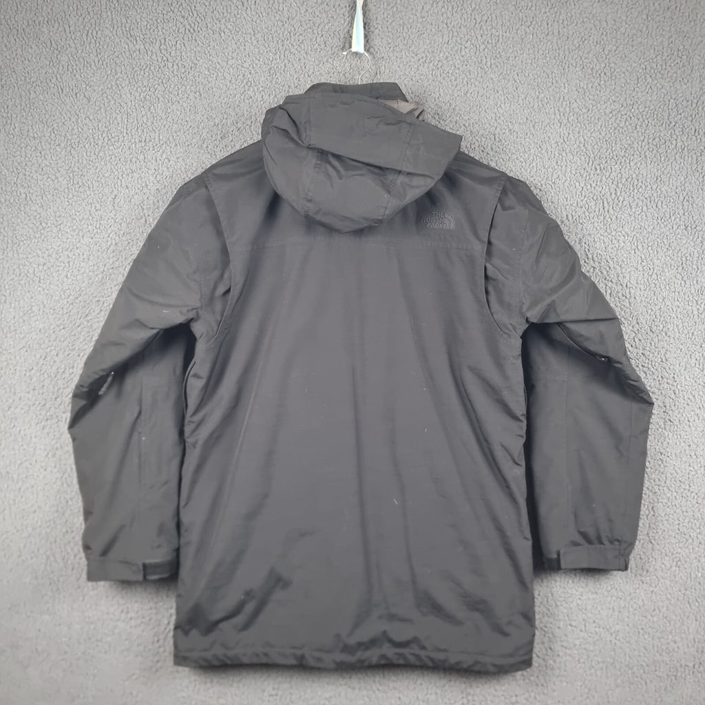 THE NORTH FACE Jacket Men M Black Parka Ski Coat HyVent Waterproof Insulated