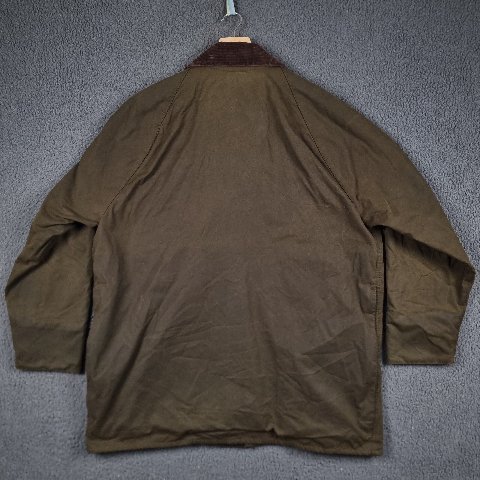BARBOUR Classic Beaufort Jacket Mens C46 2XL Olive Wax Waxed Field Coat Sylkoil