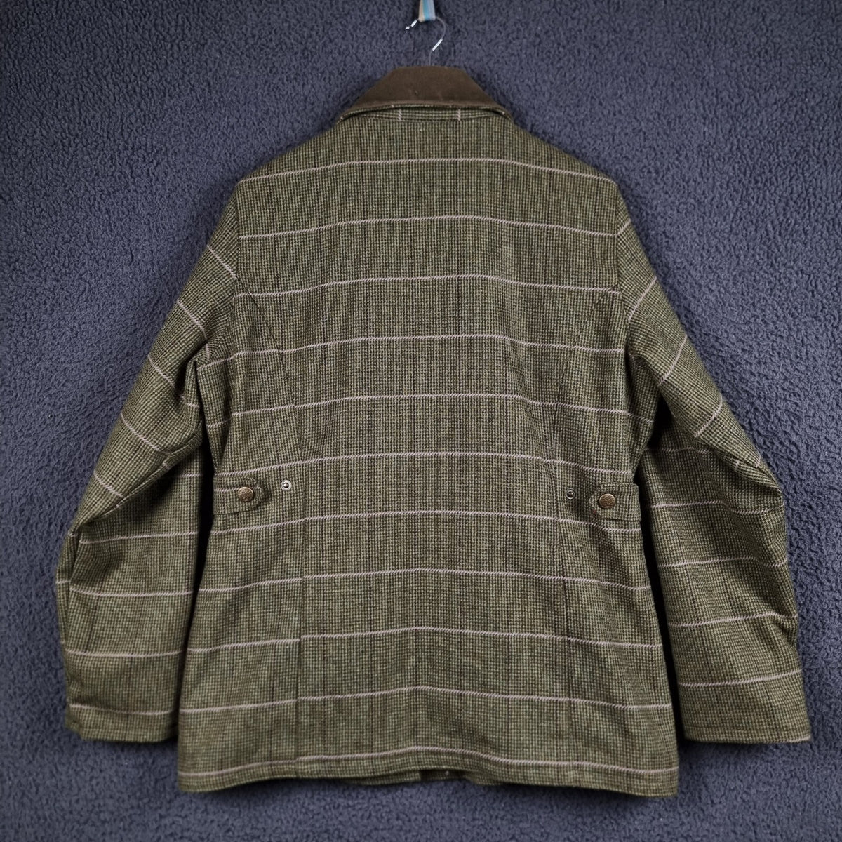 Hoggs Of Fife Field Pro Jacket Women UK 12 Green Check Wool Shooting Derby Tweed