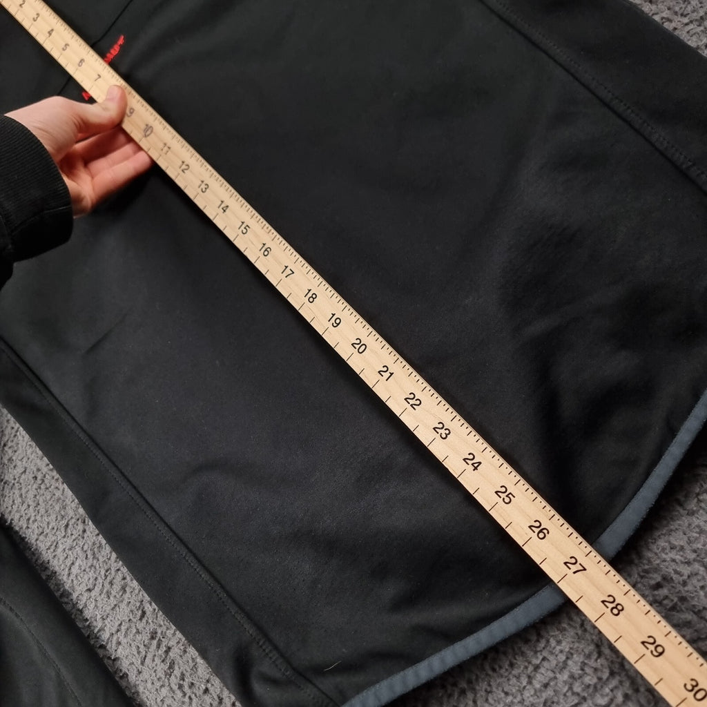 MAMMUT Jacket Mens M Medium Black Ultimate Hoody Windstopper Softshell Hooded