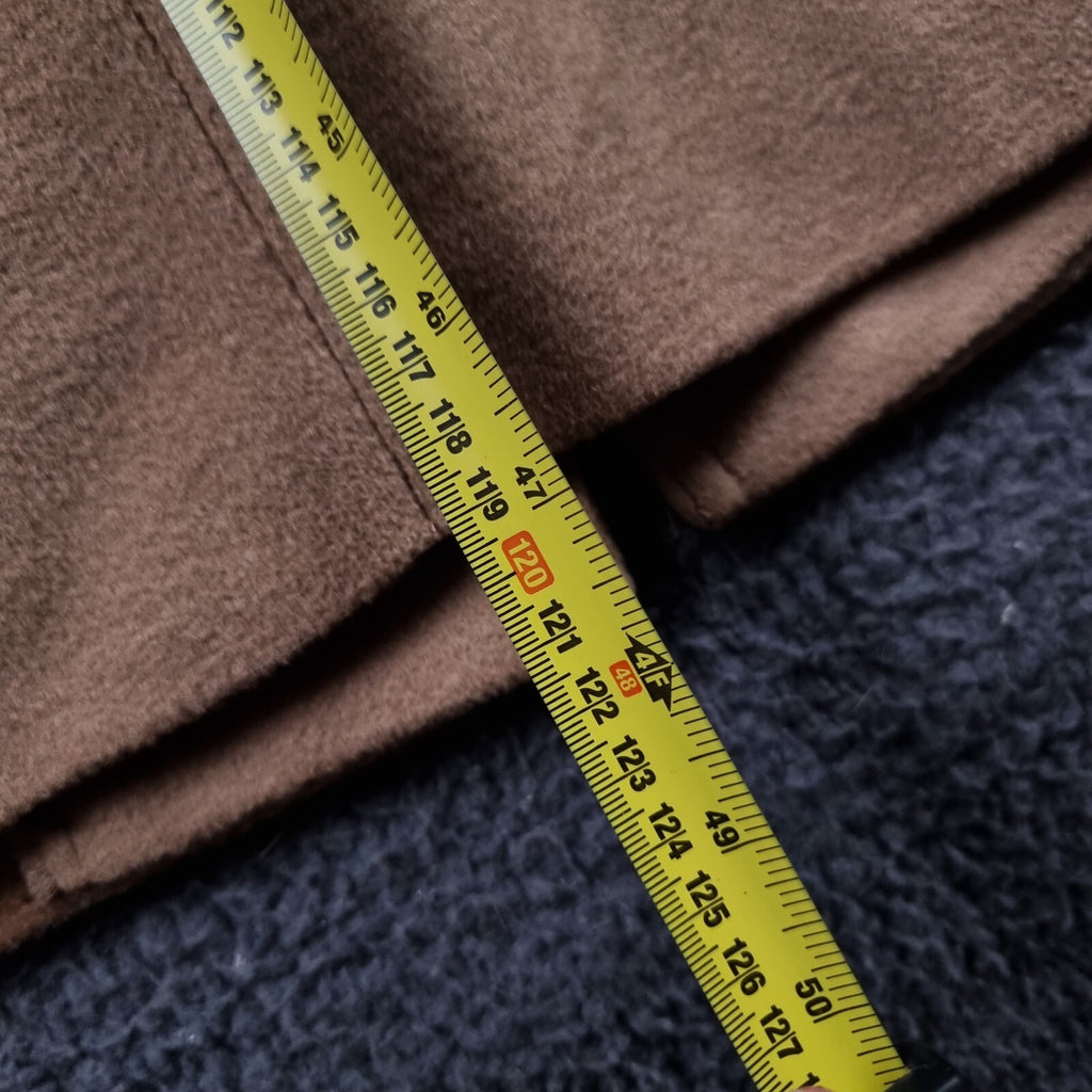 BUGATTI Coat Mens 2XL 27 Camel Calw Lambswool 30% Camelhair Long Overcoat