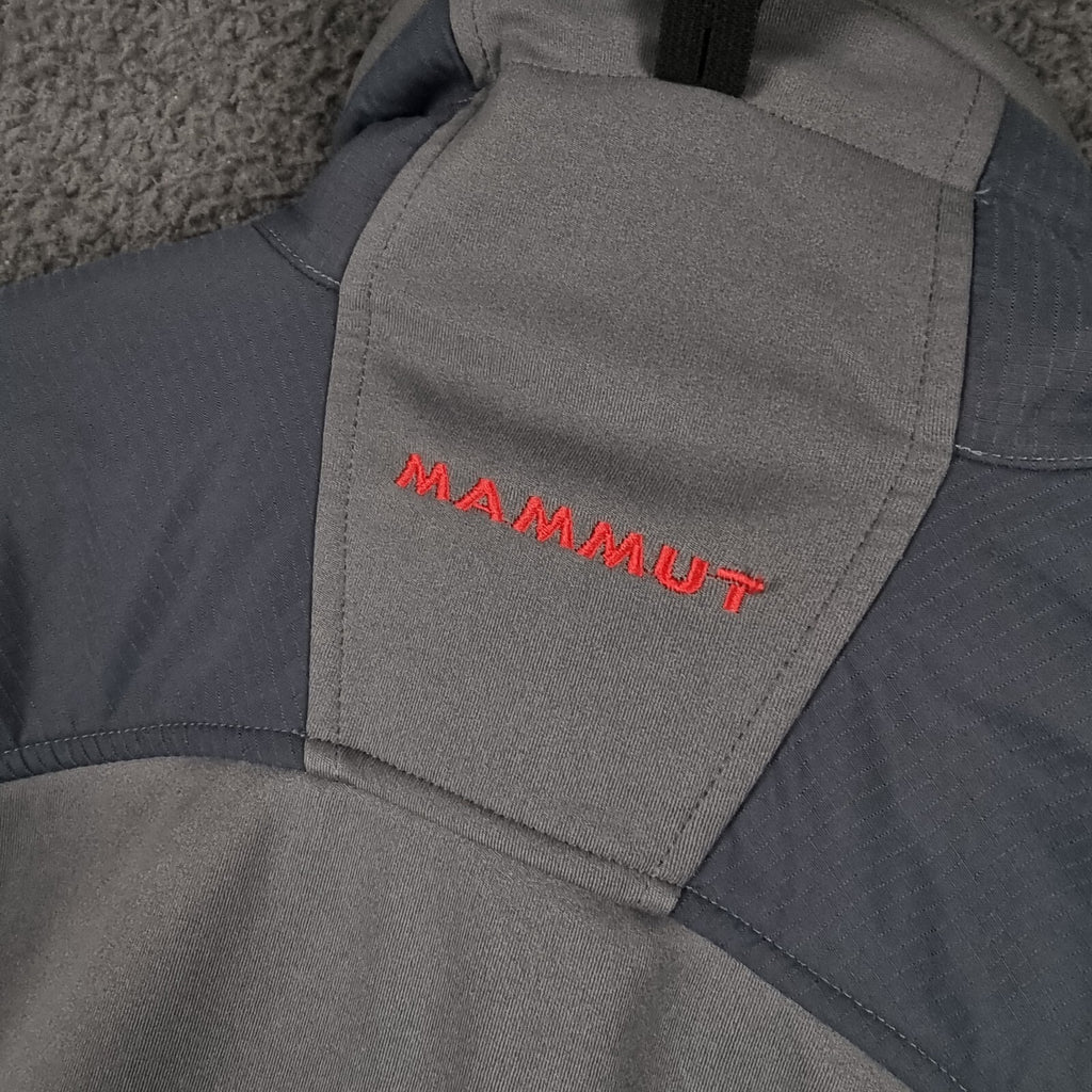 MAMMUT Jacket Mens XS Grey Ultimate Pro Softshell Windstopper Stretch Full Zip