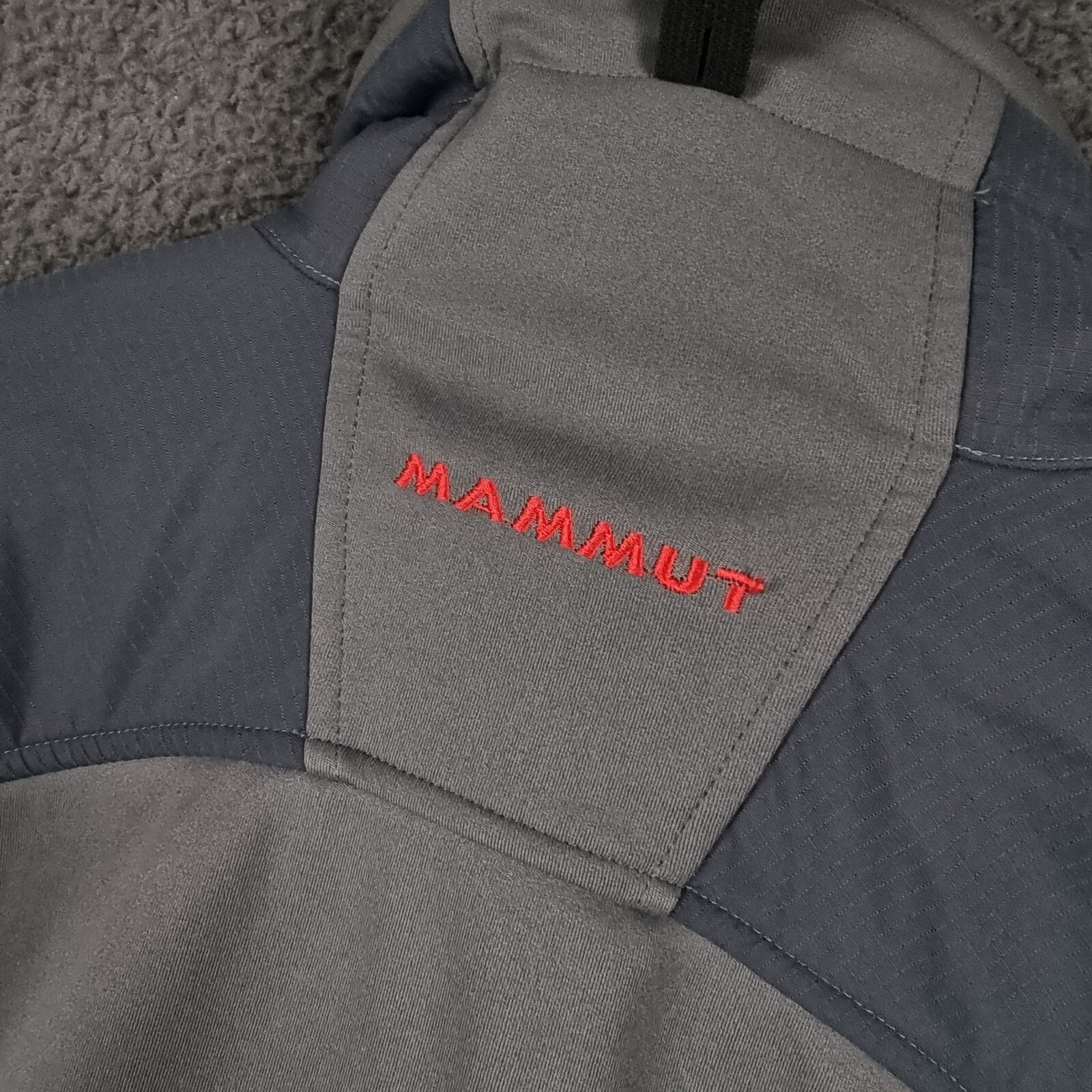 MAMMUT Jacket Mens XS Grey Ultimate Pro Softshell Windstopper Stretch Full Zip