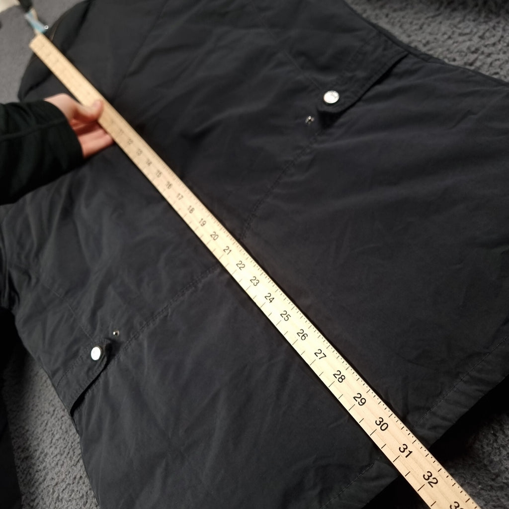 MONCLER Jacket Mens L Large Size 3 Black GLASTONE Down M65 Military Field Coat