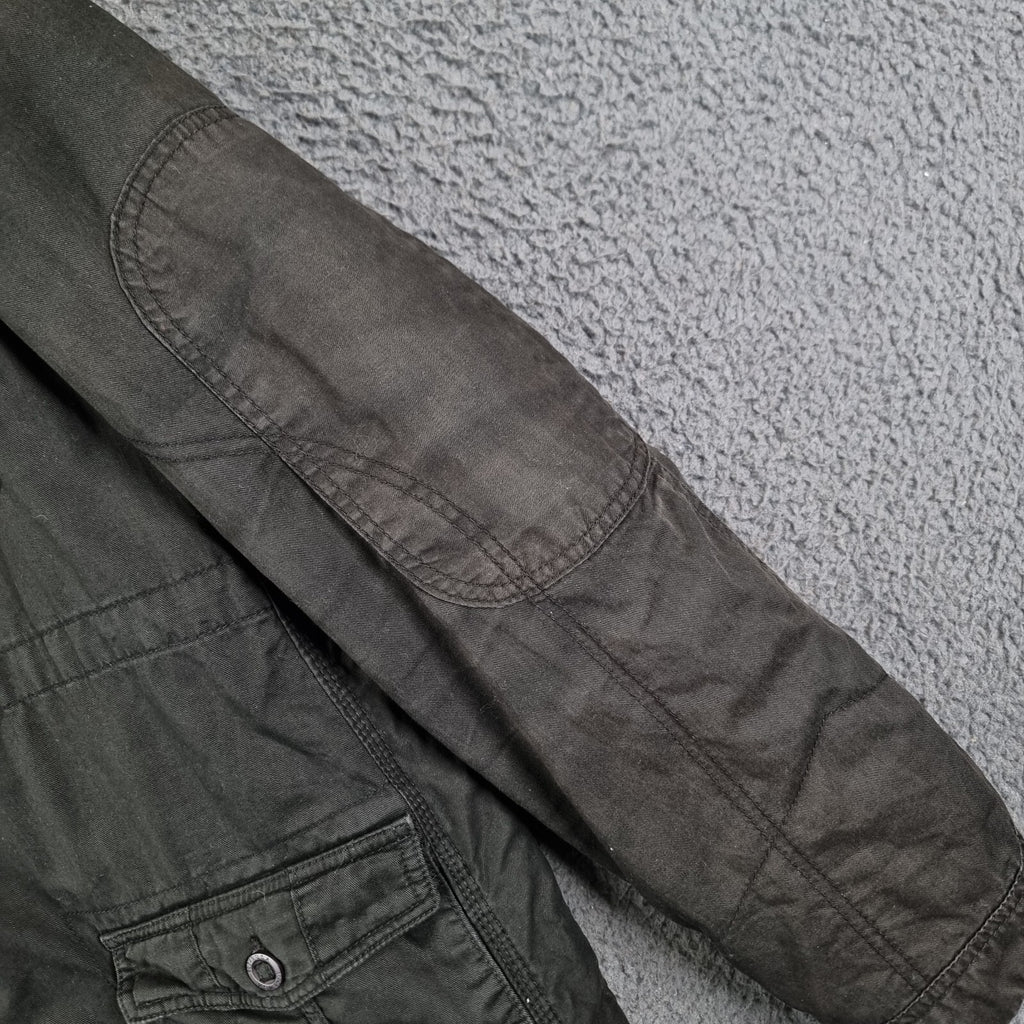Vintage Alpha Industries Jacket Mens XL Black M65 Military Field Coat Canvas