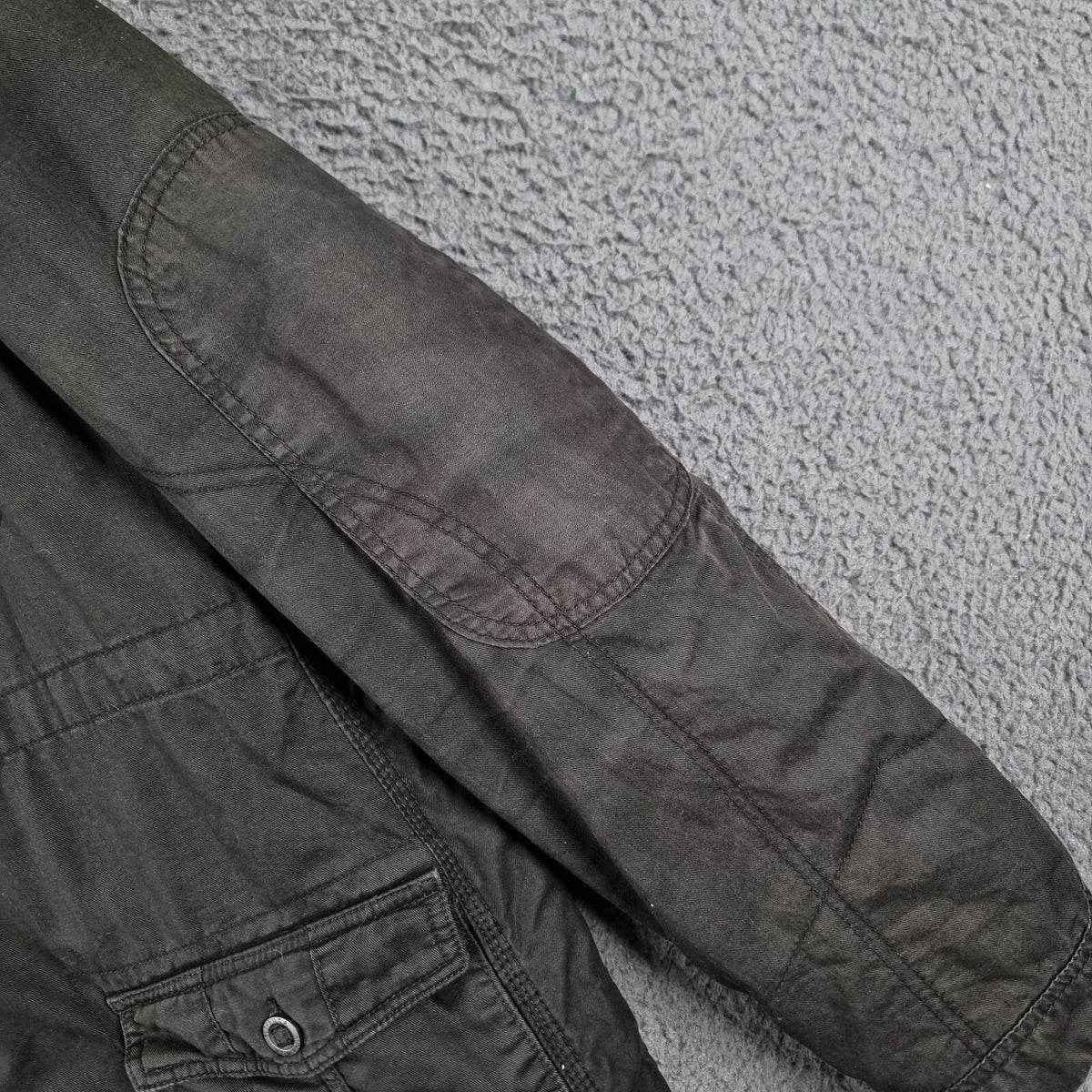 Vintage Alpha Industries Jacket Mens XL Black M65 Military Field Coat Canvas