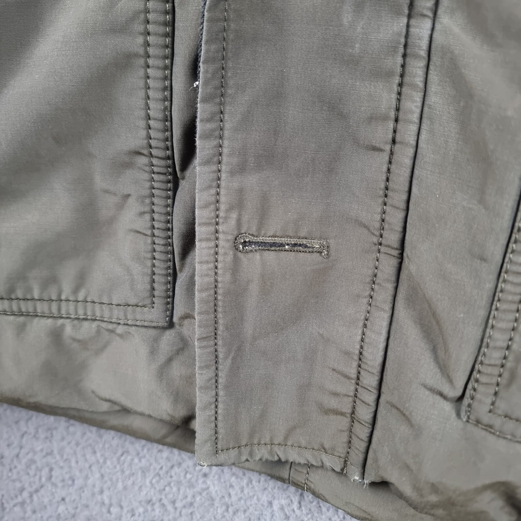 PEUTEREY Jacket Men 2XL Green Hurricane Goose Down Parka Insulated Puffer Hooded
