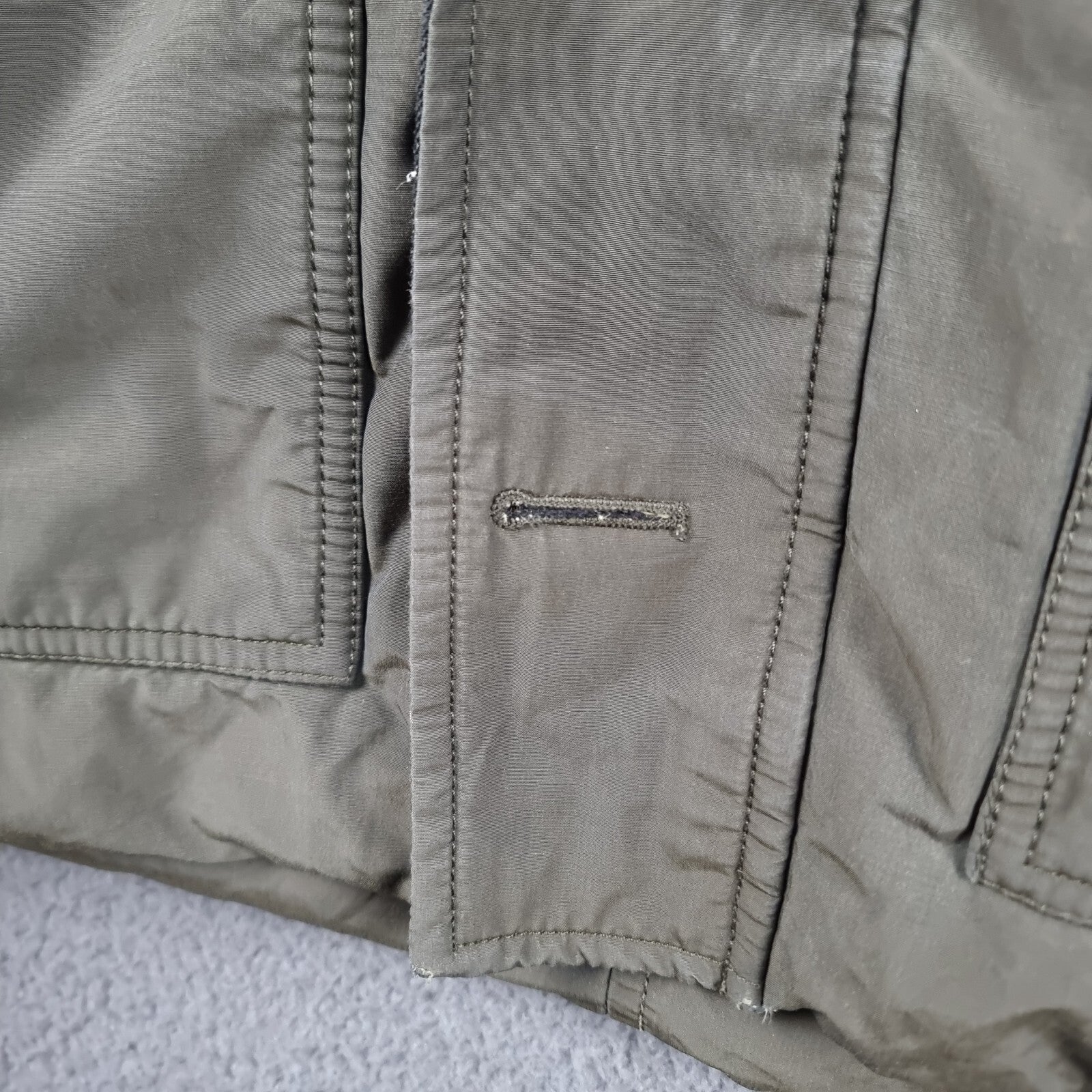 PEUTEREY Jacket Men 2XL Green Hurricane Goose Down Parka Insulated Puffer Hooded