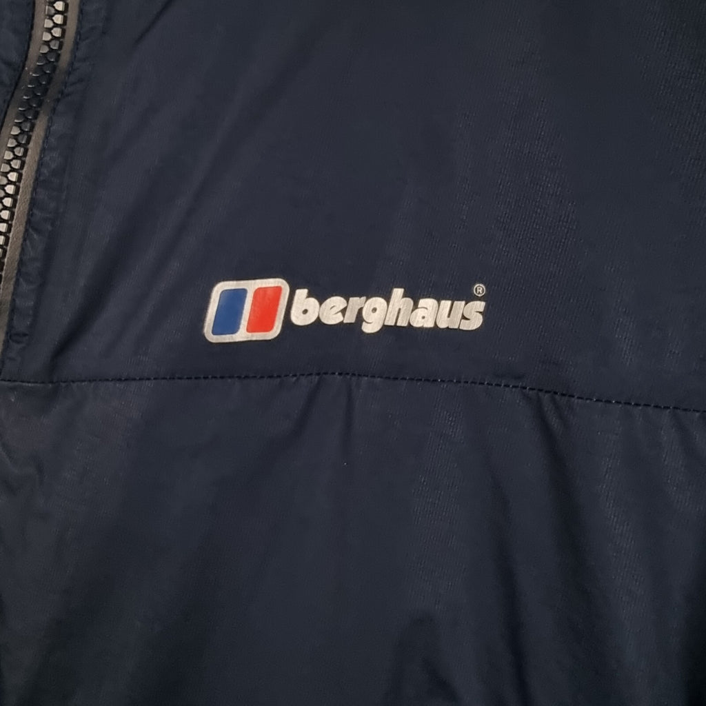BERGHAUS Jacket Mens L Large Blue Maitland AQ2 Hydroloft Waterproof Insulated