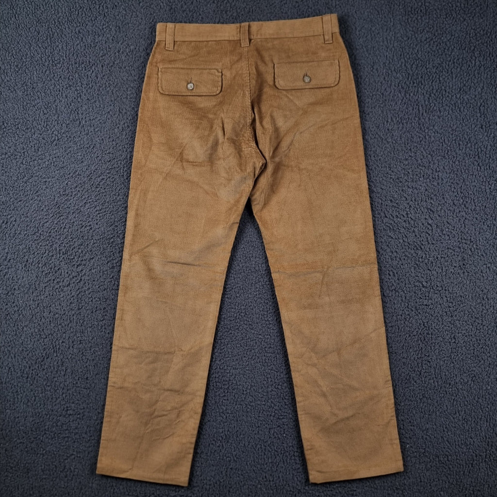 DOLCE & GABBANA Trousers Mens W32 L30 Brown Corduroy Cord 100% Cotton Italy Made