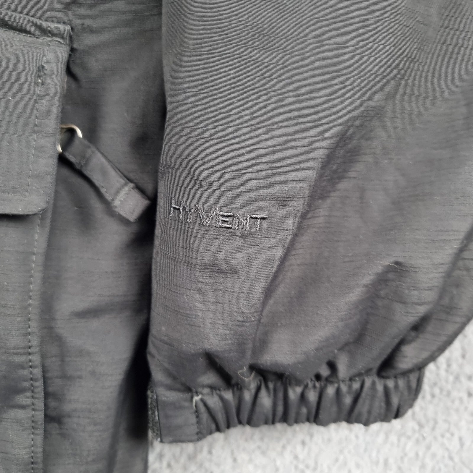 THE NORTH FACE Jacket Men M Black Parka Ski Coat HyVent Waterproof Insulated