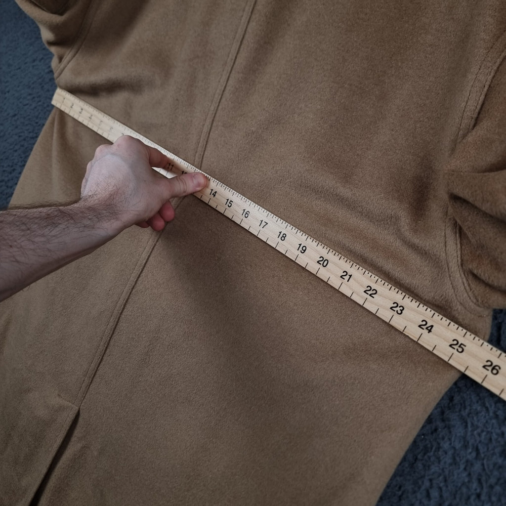 BUGATTI Coat Mens 2XL 27 Camel Calw Lambswool 30% Camelhair Long Overcoat