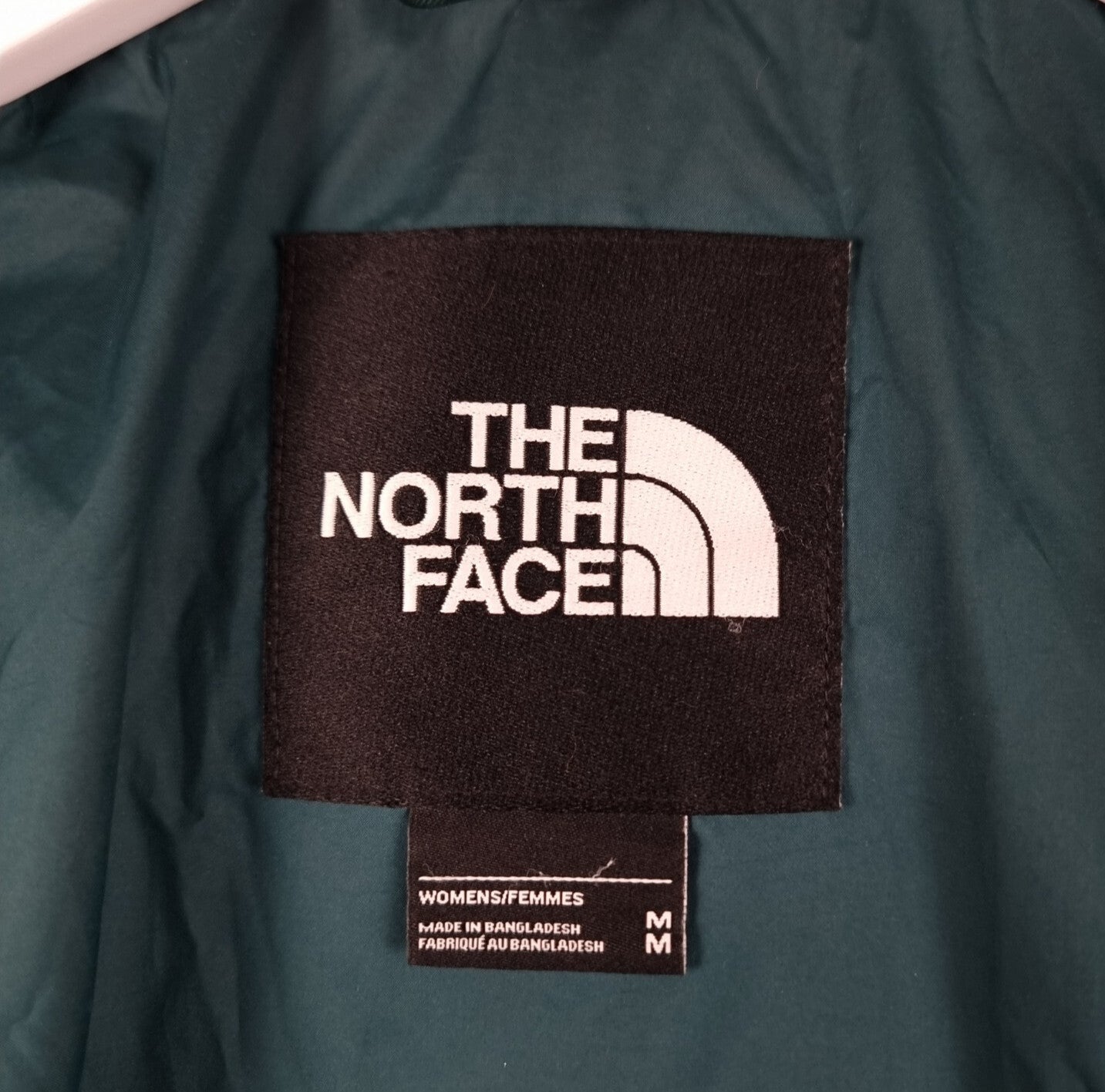THE NORTH FACE Jacket Womens M Medium Green Black Saikuru Puffer Insulated Zip
