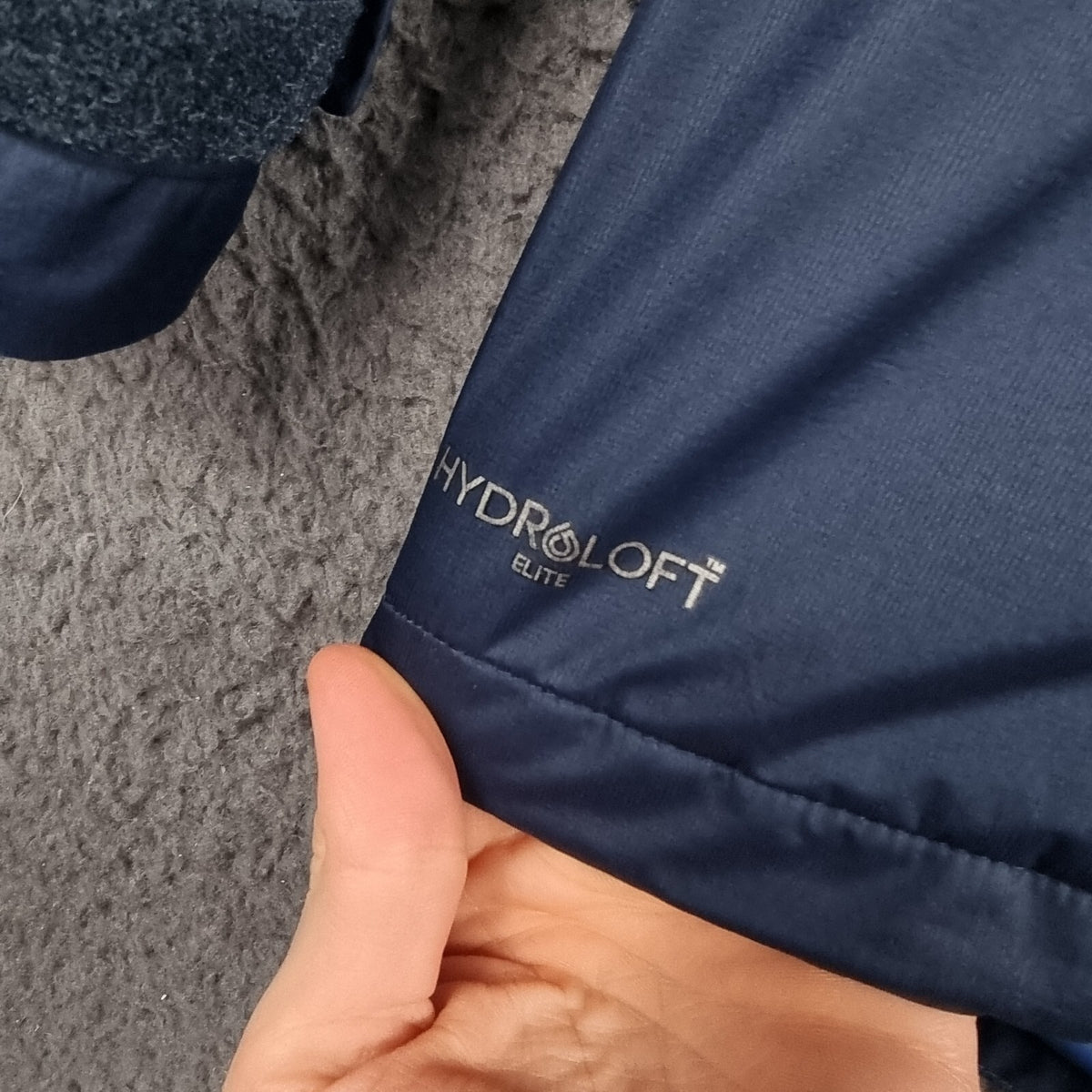 BERGHAUS Jacket Mens L Large Blue Maitland AQ2 Hydroloft Waterproof Insulated