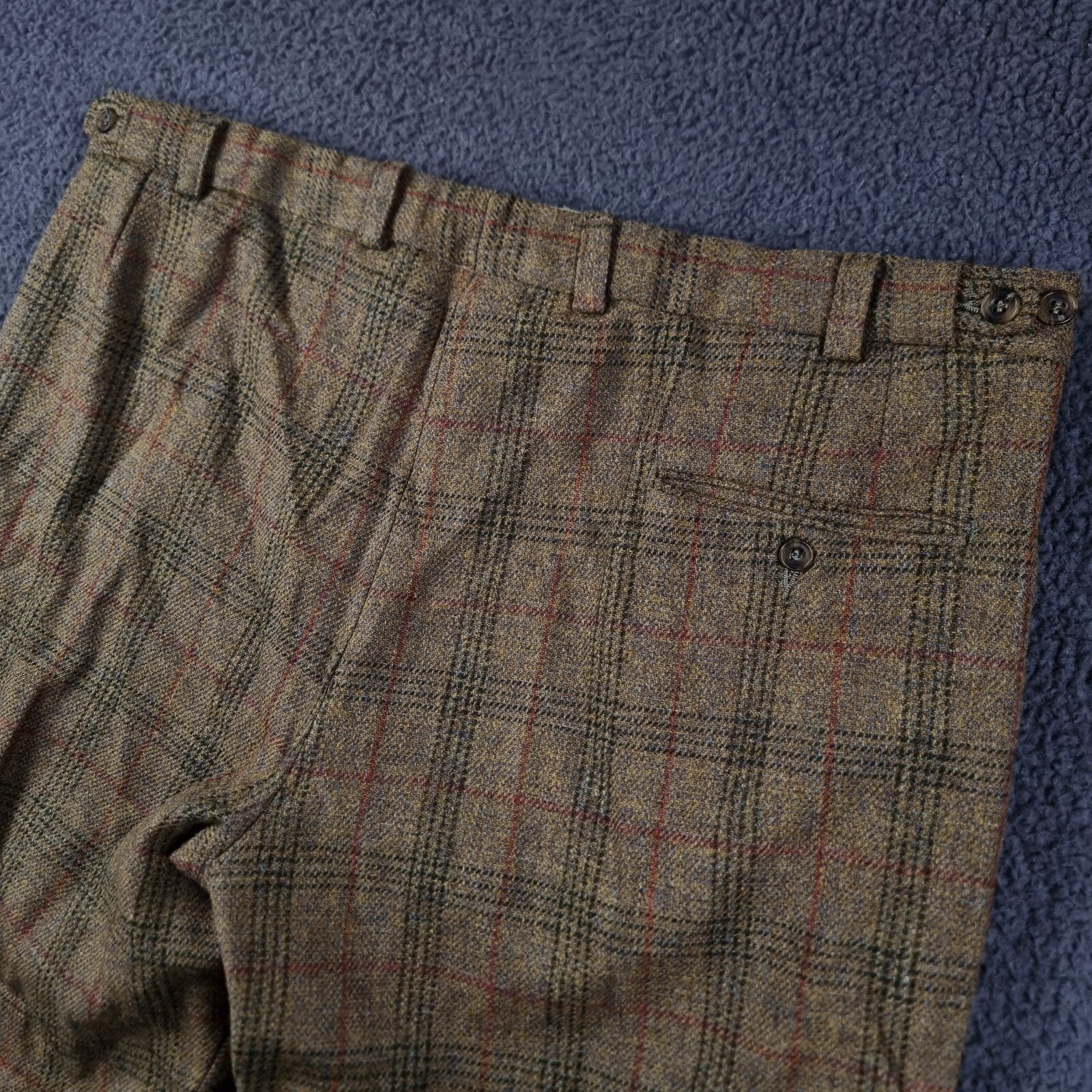 P & J HAGGART Trousers Mens W42 L23 100% Wool Tweed Shooting Breeks Plus Fours
