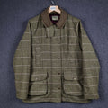 Hoggs Of Fife Field Pro Jacket Women UK 12 Green Check Wool Shooting Derby Tweed