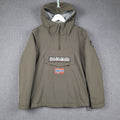 NAPAPIJRI Rainforest Winter Jacket Mens XS Green Waterproof Fleece Insulated