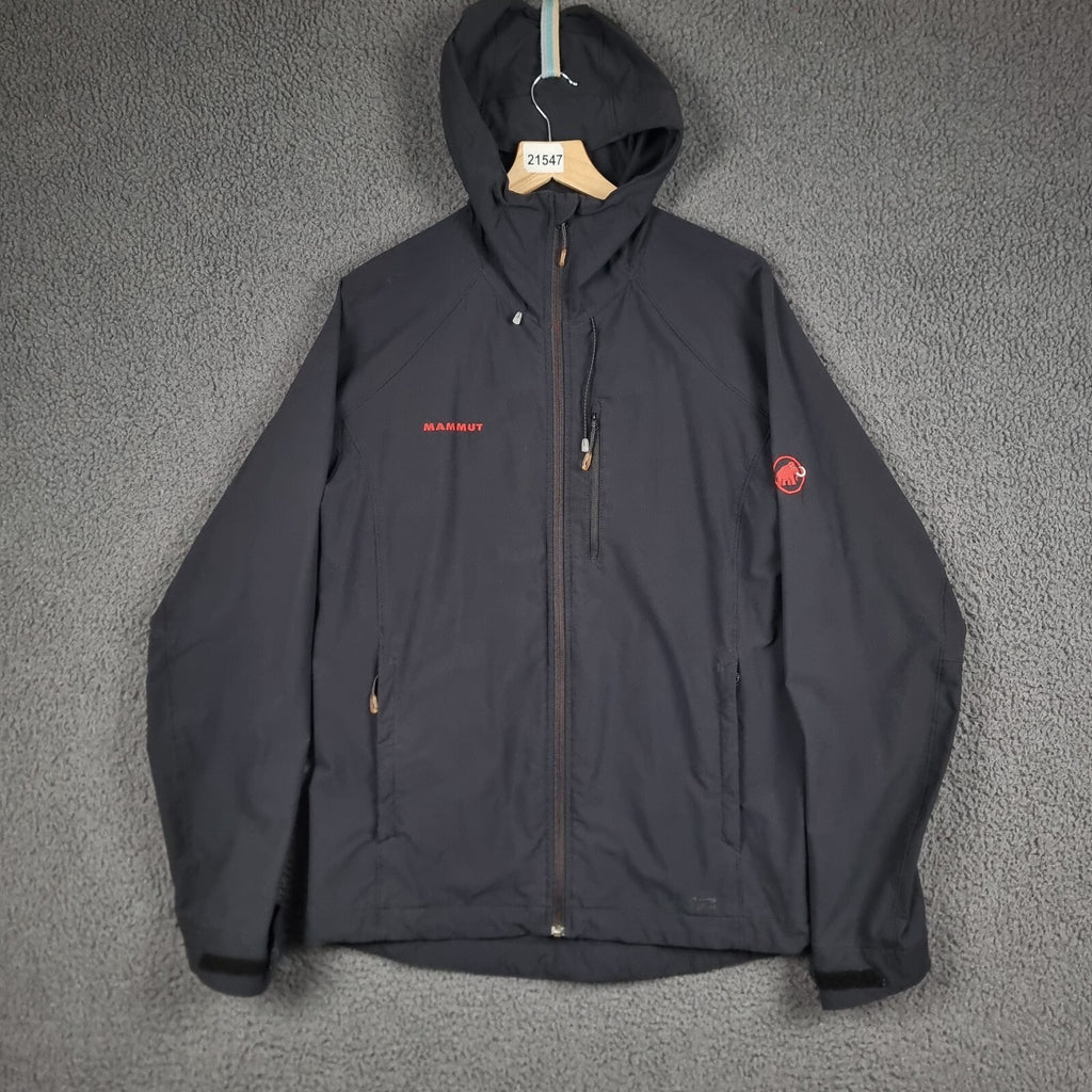 Mammut Jacket Mens M Medium Black SOFtech Softshell Runbold Trail SO Hooded