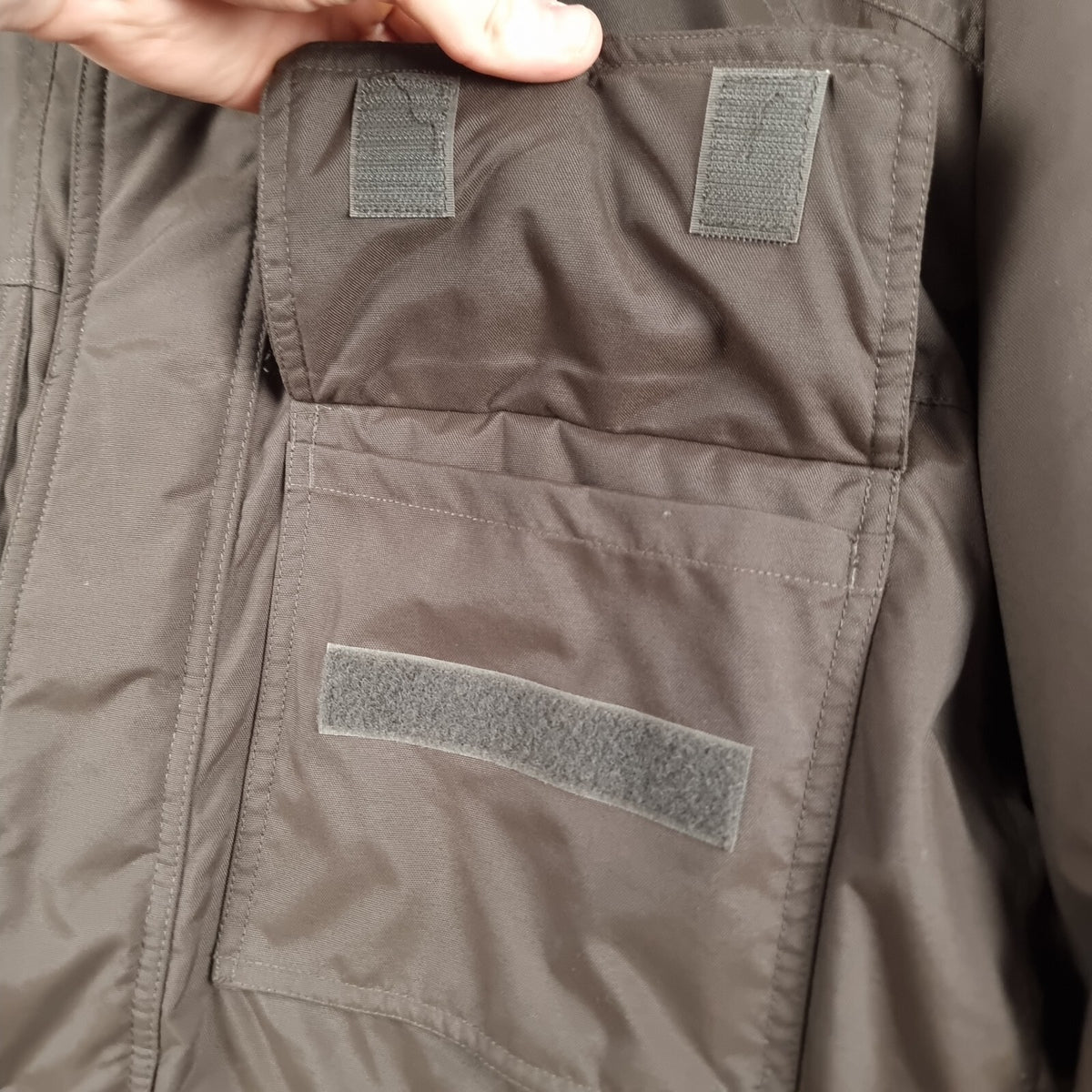 Columbia Jacket Mens 2XL Brown Down Fill Waterproof Puffer Bomber Multi Pocket