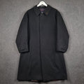 Bugatti Alpen Loden Coat Mens XL 50 Charcoal Wool Long Trench Overcoat Collared