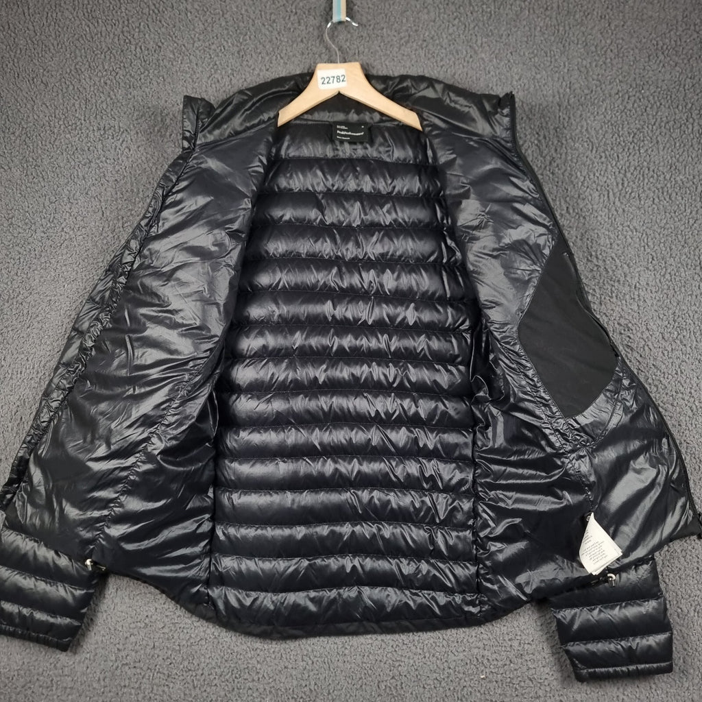 PEAK PERFORMANCE Jacket Mens M Medium DOWN Lin Puffer Quilted Packable Pertex