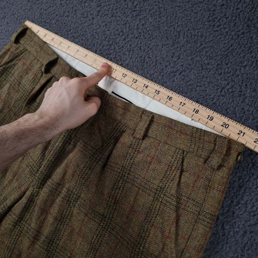 P & J HAGGART Trousers Mens W42 L23 100% Wool Tweed Shooting Breeks Plus Fours