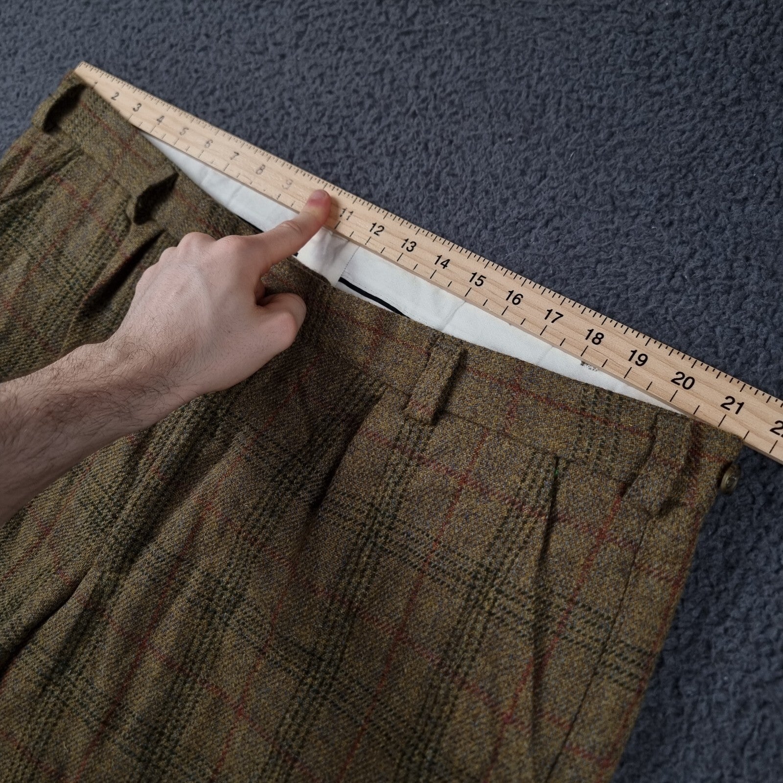 P & J HAGGART Trousers Mens W42 L23 100% Wool Tweed Shooting Breeks Plus Fours
