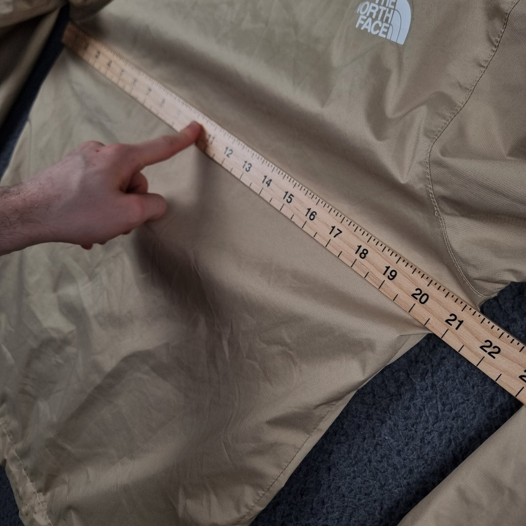 THE NORTH FACE Jacket Mens XS Brown Dryvent Quest Waterproof Rain Coat Hooded