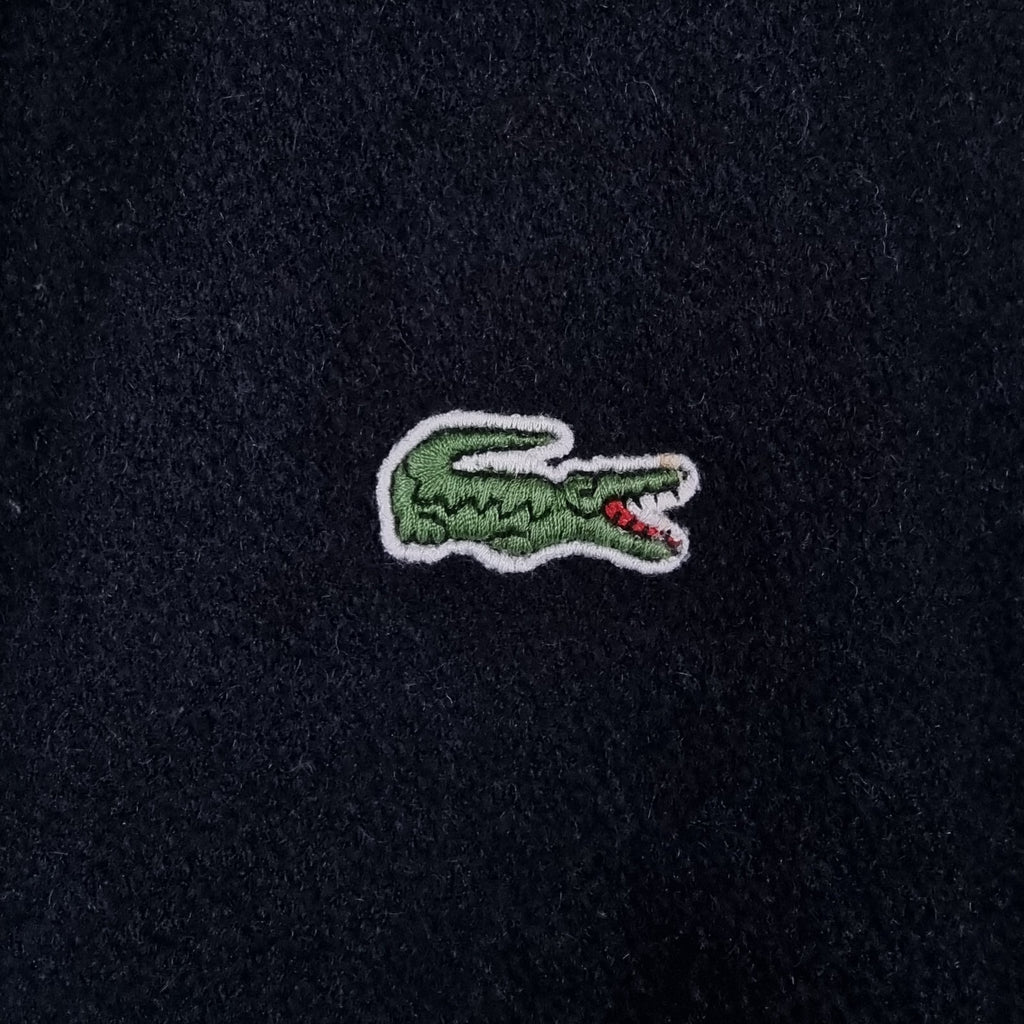 LACOSTE Jacket Mens 2XL 56 FR 7 Blue Navy Wool Blend Bomber Varsity Flight
