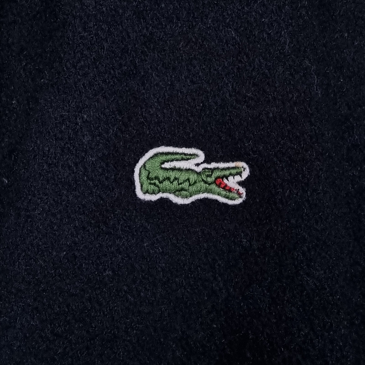 LACOSTE Jacket Mens 2XL 56 FR 7 Blue Navy Wool Blend Bomber Varsity Flight