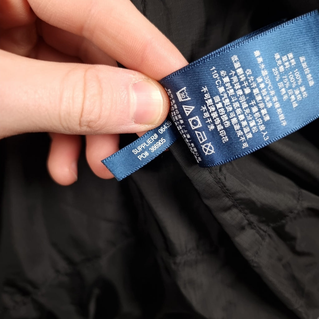 POLO RALPH LAUREN Jacket Mens XL Black Down Puffer RL 250 Quilted Insulated