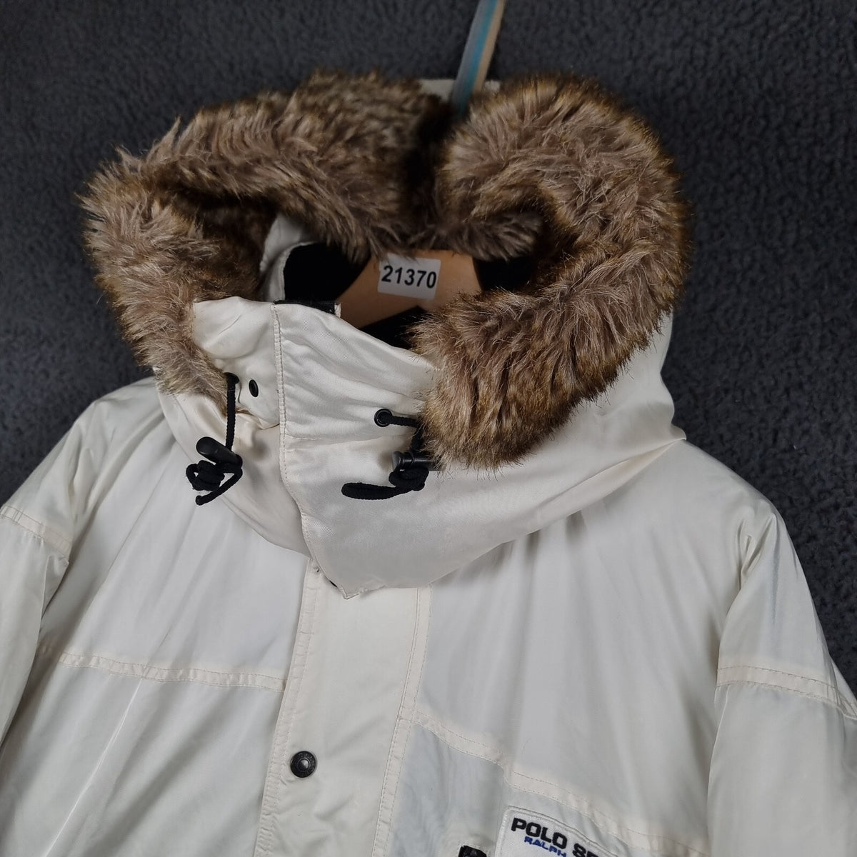 Vintage POLO SPORT RALPH LAUREN Jacket Mens L Large Arctic Challenge DOWN Parka