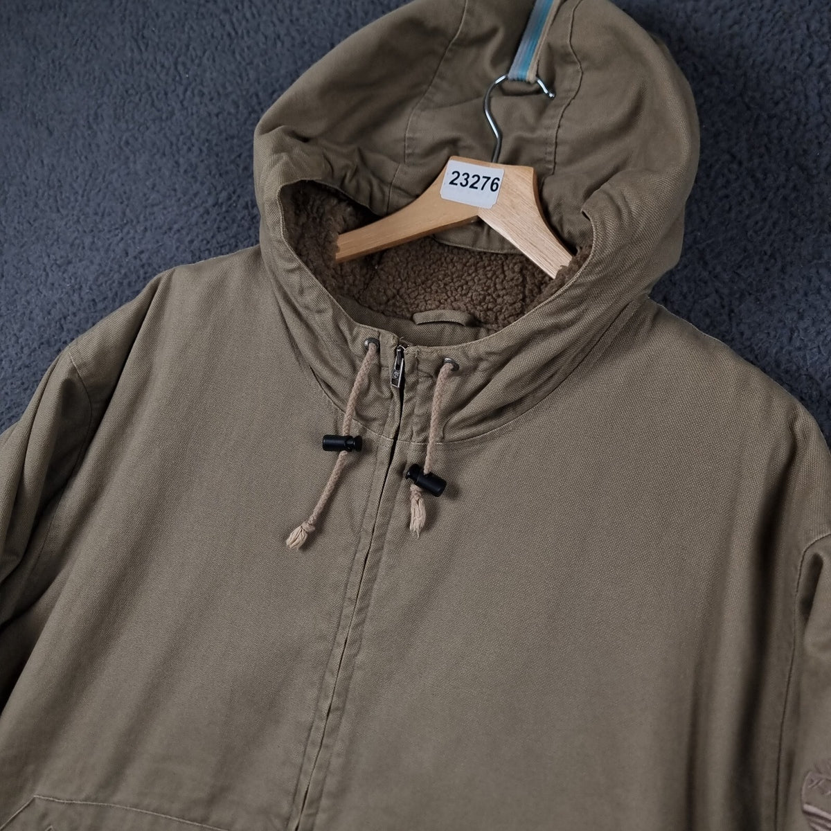Vintage TIMBERLAND Jacket Mens XL Active Cotton Canvas Chore Workwear Sherpa 00s