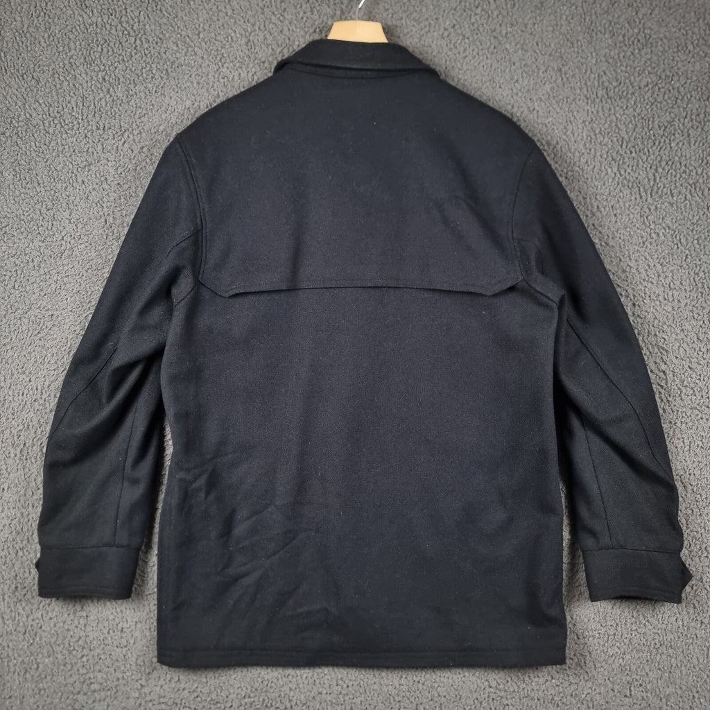 Vintage ERMENEGILDO ZEGNA Yachting Jacket Mens L Large Wool Collared Zip 80s