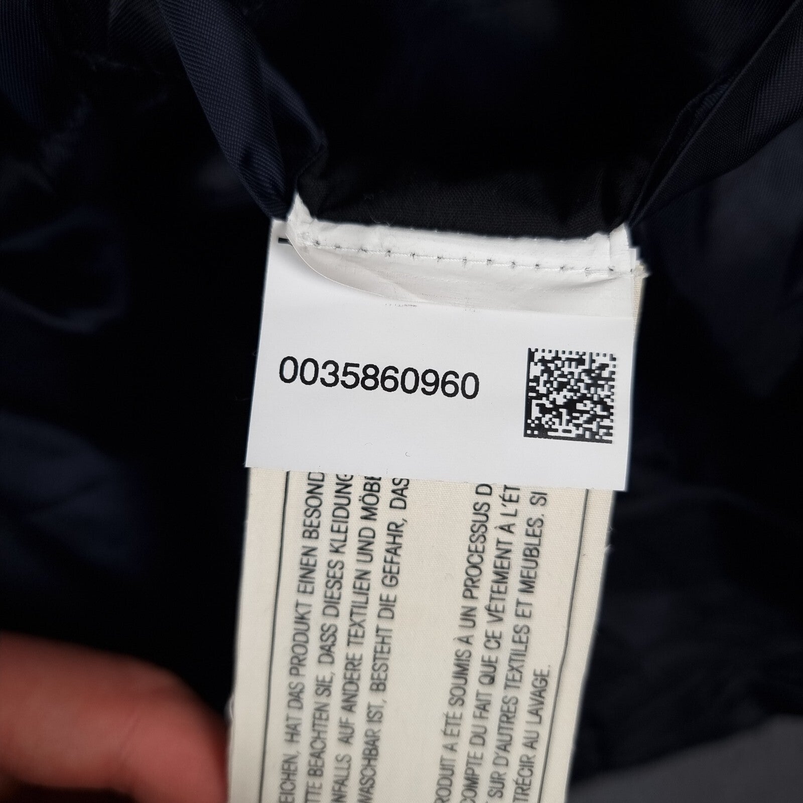 HUGO BOSS Jacket Mens 38R M Medium Black Military M65 Coat Biker Zip Insulated